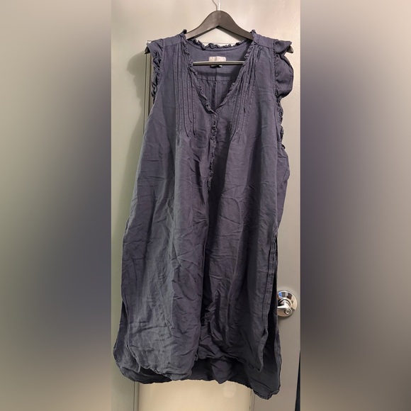 Anthropologie Tops - ANTHROPOLOGIE Linen Duster Long Tunic